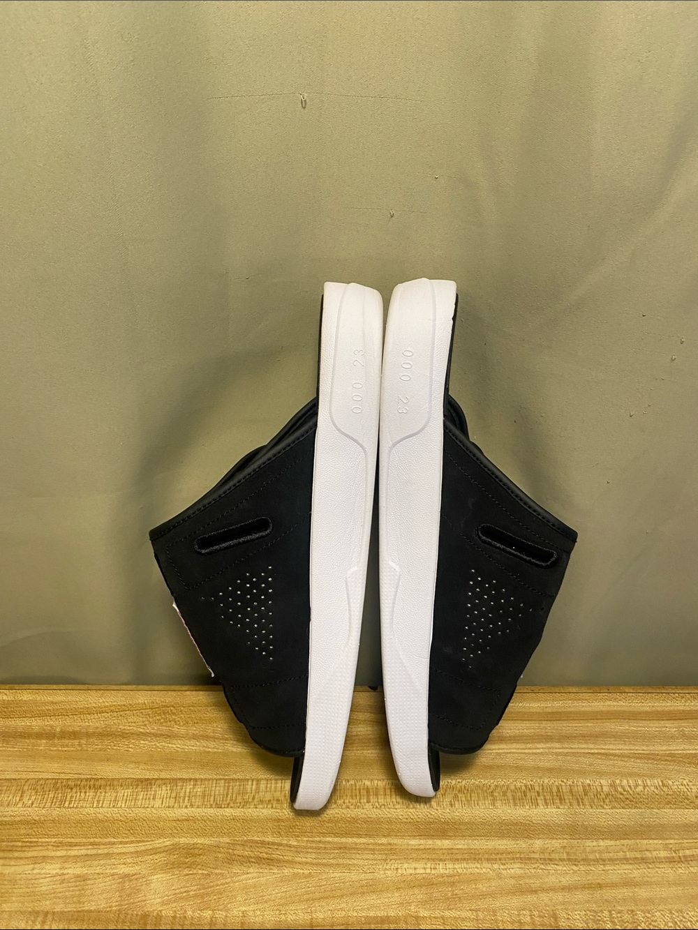 Jordan Flight Mens Ls Slide Sandals Slippers Black White size 13 (Read) - Picture 4 of 6